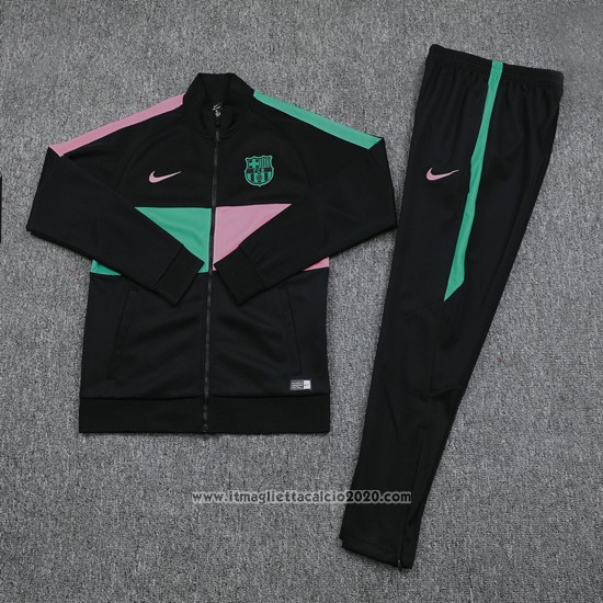 Tuta da Track Giacca FC Barcellona 2020 2021 Rosa e Verde